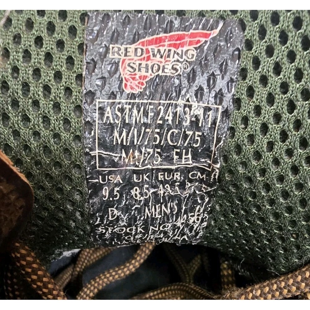 Red Wing King Toe Mens Work Boot Size 9.5 Composite Toe Safety ASTMF 2413 11 - Picture 2 of 7